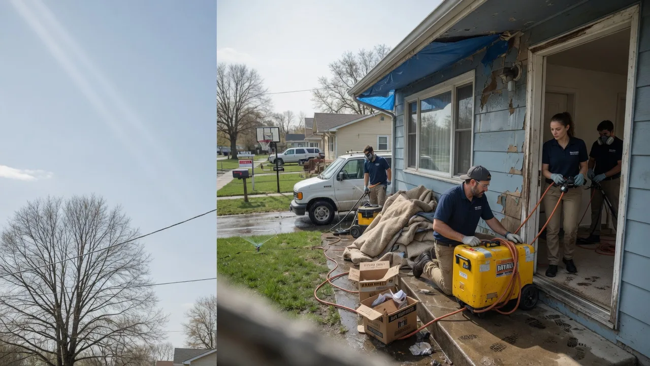 Basement Flood Cleanup in Bradford, IL near me